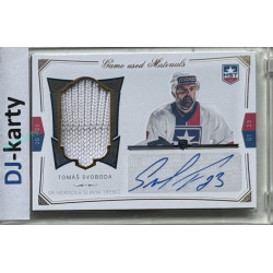 2024/25 Goal Cards Maxa liga 1. série #S-14 Tomáš Svoboda Game Used Material Signature 18/20
