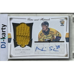 2024/25 Goal Cards Maxa liga 1. série #S-15 Aleksi Salonen Game Used Material Signature 17/20