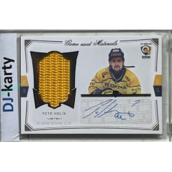 2024/25 Goal Cards Maxa liga 1. série #S-17 Petr Holík Game Used Material Signature 17/20