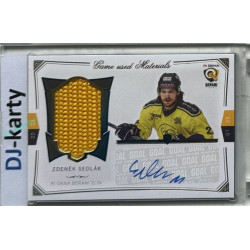 2024/25 Goal Cards Maxa liga 1. série #S-18 Zdeněk Sedlák Game Used Material Signature 17/20