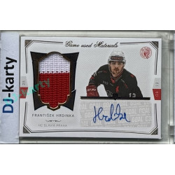 2024/25 Goal Cards Maxa liga 1. série #S-28 František Hrdinka Game Used Material Signature 18/20