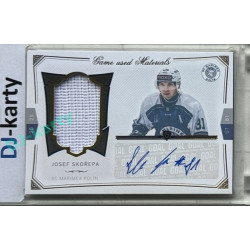 2024/25 Goal Cards Maxa liga 1. série #S-33 Josef Skořepa Game Used Material Signature 18/20