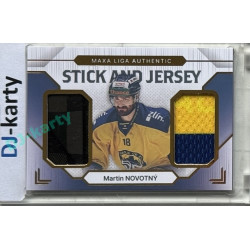 2024/25 Goal Cards Maxa liga 1. série #SJ-04 Martin Novotný Stick & Jersey 20/20