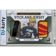 2024/25 Goal Cards Maxa liga 1. série #SJ-06 Pavel Klhůfek Stick & Jersey 19/20