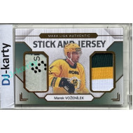 2024/25 Goal Cards Maxa liga 1. série #SJ-07 Marek Voženílek Stick & Jersey 20/20