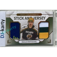 2024/25 Goal Cards Maxa liga 1. série #SJ-08 Matouš Kratochvil Stick & Jersey 19/20