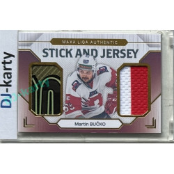 2024/25 Goal Cards Maxa liga 1. série #SJ-12 Martin Bučko Stick & Jersey 20/20