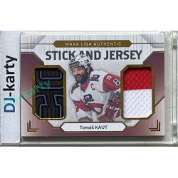 2024/25 Goal Cards Maxa liga 1. série #SJ-13 Tomáš Kaut Stick & Jersey 19/20