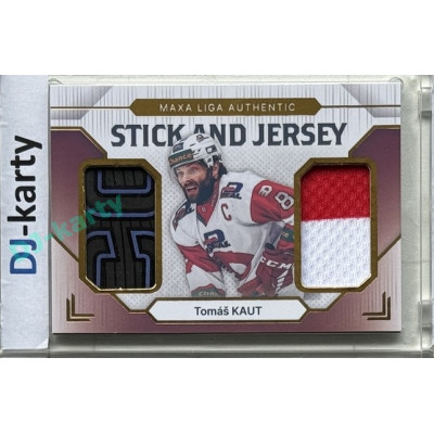 2024/25 Goal Cards Maxa liga 1. série #SJ-13 Tomáš Kaut Stick & Jersey 19/20