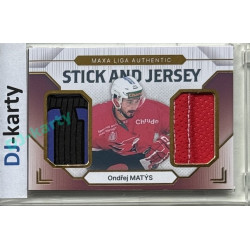 2024/25 Goal Cards Maxa liga 1. série #SJ-14 Ondřej Matýs Stick & Jersey 19/20