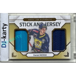 2024/25 Goal Cards Maxa liga 1. série #SJ-16 Daniel Indrák Stick & Jersey 20/20