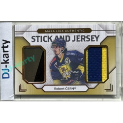2024/25 Goal Cards Maxa liga 1. série #SJ-17 Robert Černý Stick & Jersey 20/20