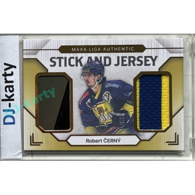 2024/25 Goal Cards Maxa liga 1. série #SJ-17 Robert Černý Stick & Jersey 20/20
