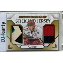 2024/25 Goal Cards Maxa liga 1. série #SJ-18 Petr Hašek Stick & Jersey 20/20