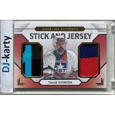 2024/25 Goal Cards Maxa liga 1. série #SJ-25 Tomáš Svoboda Stick & Jersey 20/20