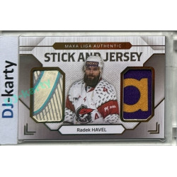 2024/25 Goal Cards Maxa liga 1. série #SJ-27 Radek Havel Stick & Jersey 19/20
