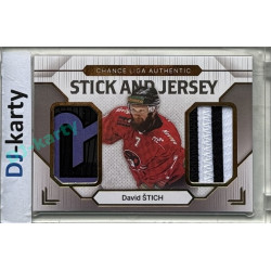 2024/25 Goal Cards Maxa liga 1. série #SJ-28 David Štich Stick & Jersey 20/20