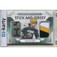 2024/25 Goal Cards Maxa liga 1. série #SJ-06 Pavel Klhůfek Stick & Jersey 1/5