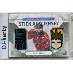 2024/25 Goal Cards Maxa liga 1. série #SJ-28 David Štich Stick & Jersey 1/5