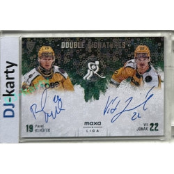 2024/25 Goal Cards Maxa liga 1. série #DS-KJ Pavel Klhůfek / Vít Jonák Double Signatures 4/6