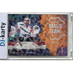 2024/25 Goal Cards Maxa liga 1. série #GT-06 Michael Petrásek Goalie Team Parallel xx/15