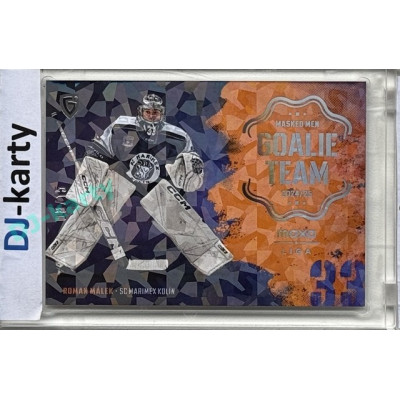 2024/25 Goal Cards Maxa liga 1. série #GT-07 Roman Málek Goalie Team Parallel xx/15