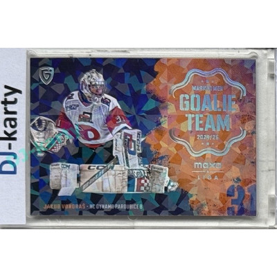 2024/25 Goal Cards Maxa liga 1. série #GT-12 Jakub Vondraš Goalie Team Parallel xx/15