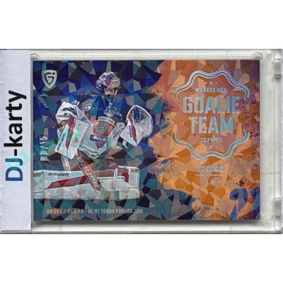 2024/25 Goal Cards Maxa liga 1. série #GT-13 Ondřej Bláha Goalie Team Parallel xx/15