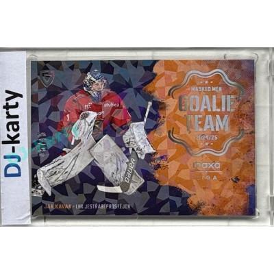 2024/25 Goal Cards Maxa liga 1. série #GT-17 Jan Kavan Goalie Team Parallel xx/15