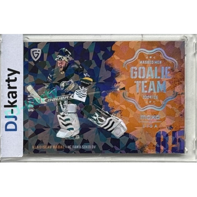 2024/25 Goal Cards Maxa liga 1. série #GT-23 Vladislav Habal Goalie Team Parallel xx/15