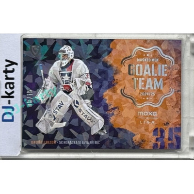 2024/25 Goal Cards Maxa liga 1. série #GT-24 Ondřej Bizoň Goalie Team Parallel xx/15