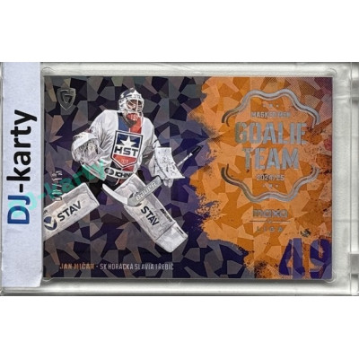 2024/25 Goal Cards Maxa liga 1. série #GT-25 Jan Mičán Goalie Team Parallel xx/15