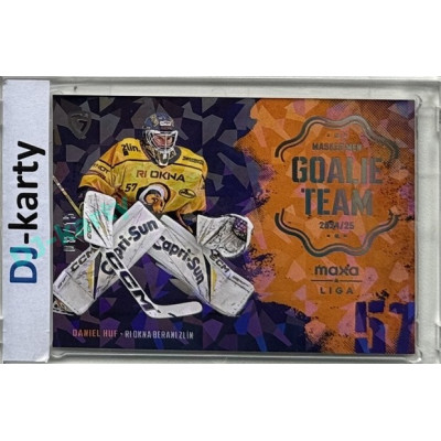 2024/25 Goal Cards Maxa liga 1. série #GT-30 Daniel Huf Goalie Team Parallel xx/15