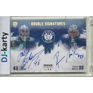 2024/25 Goal Cards Maxa liga 1. série #DS-SM Jakub Soukup / Roman Málek Double Signatures xx/20