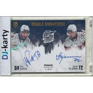 2024/25 Goal Cards Maxa liga 1. série #DS-UH Petr Ulrych / Derek Hejcman Double Signatures xx/20