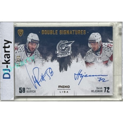 2024/25 Goal Cards Maxa liga 1. série #DS-UH Petr Ulrych / Derek Hejcman Double Signatures xx/20