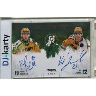 2024/25 Goal Cards Maxa liga 1. série #DS-KJ Pavel Klhůfek / Vít Jonák Double Signatures xx/20