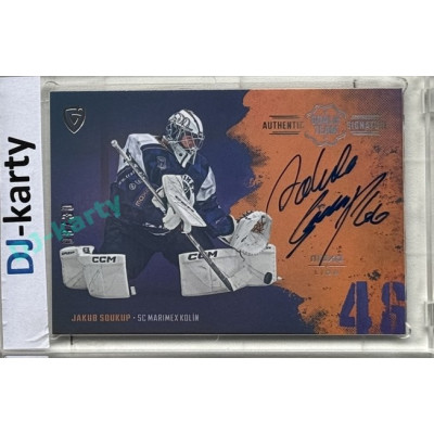 2024/25 Goal Cards Maxa liga 1. série #ASGT-08 Jakub Soukup Goalie Team Signature xx/30