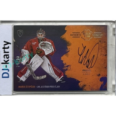 2024/25 Goal Cards Maxa liga 1. série #ASGT-18 Marek Štipčák Goalie Team Signature xx/30