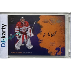 2024/25 Goal Cards Maxa liga 1. série #ASGT-19 Oldřich Cichoň Goalie Team Signature xx/30