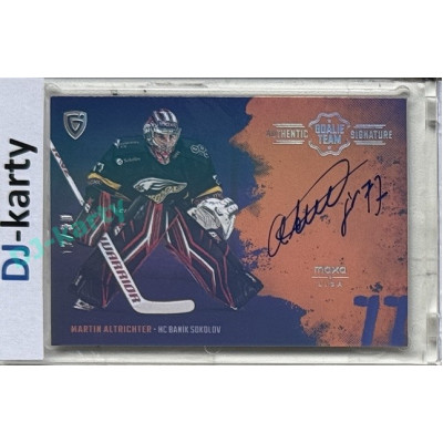 2024/25 Goal Cards Maxa liga 1. série #ASGT-22 Martin Altrichter Goalie Team Signature xx/30