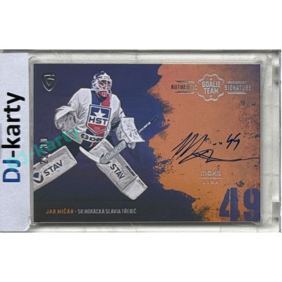 2024/25 Goal Cards Maxa liga 1. série #ASGT-25 Jan Mičán Goalie Team Signature xx/30