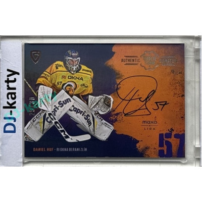 2024/25 Goal Cards Maxa liga 1. série #ASGT-30 Daniel Huf Goalie Team Signature xx/30