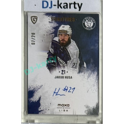 2024/25 Goal Cards Maxa liga 1. série #S-KO2 Jakub Husa Signatures xx/20