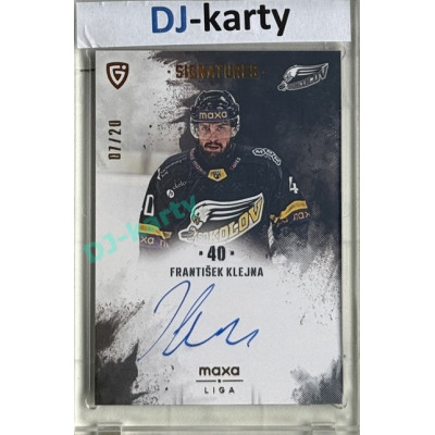 2024/25 Goal Cards Maxa liga 1. série #S-SO2 František Klejna Signatures xx/20