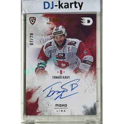 2024/25 Goal Cards Maxa liga 1. série #S-PA2 Tomáš Kaut Signatures xx/20