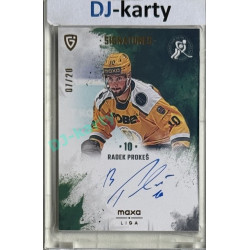 2024/25 Goal Cards Maxa liga 1. série #S-VS1 Radek Prokeš Signatures xx/20