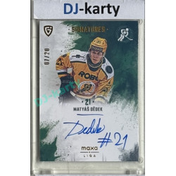 2024/25 Goal Cards Maxa liga 1. série #S-VS5 Matyáš Dědek Signatures xx/20