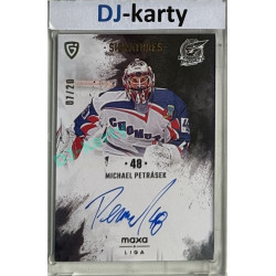 2024/25 Goal Cards Maxa liga 1. série #S-CH1 Michael Petrásek Signatures xx/20