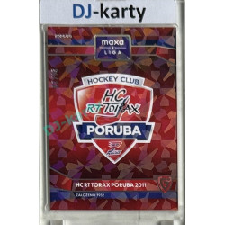 2024/25 Goal Cards Maxa liga 1. série #C-01 HC Poruba 2011 Club Logo Parallel xx/15